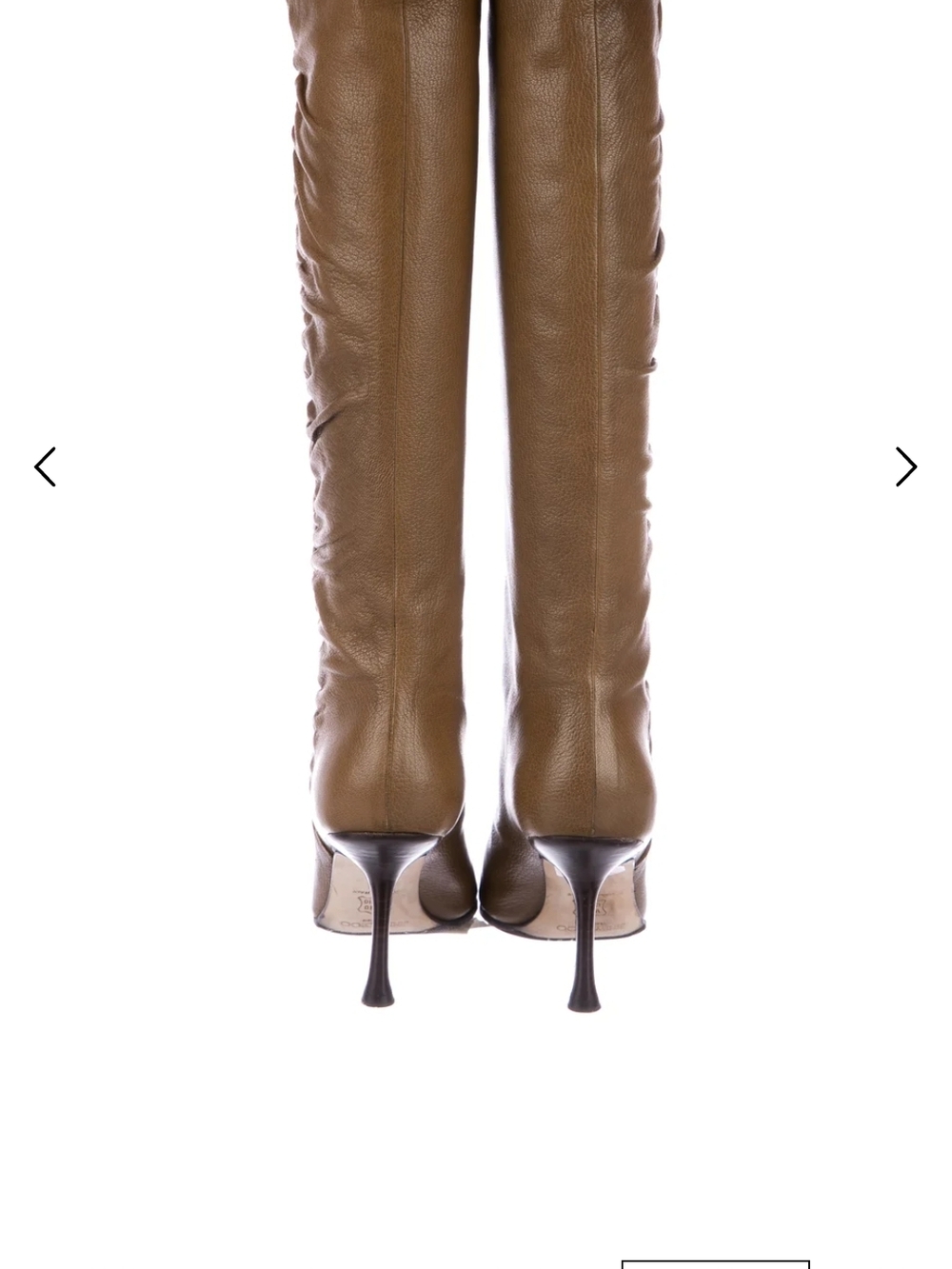 Jimmy Choo Tawny Leather Boot Size 7 - Picture 2 of 5